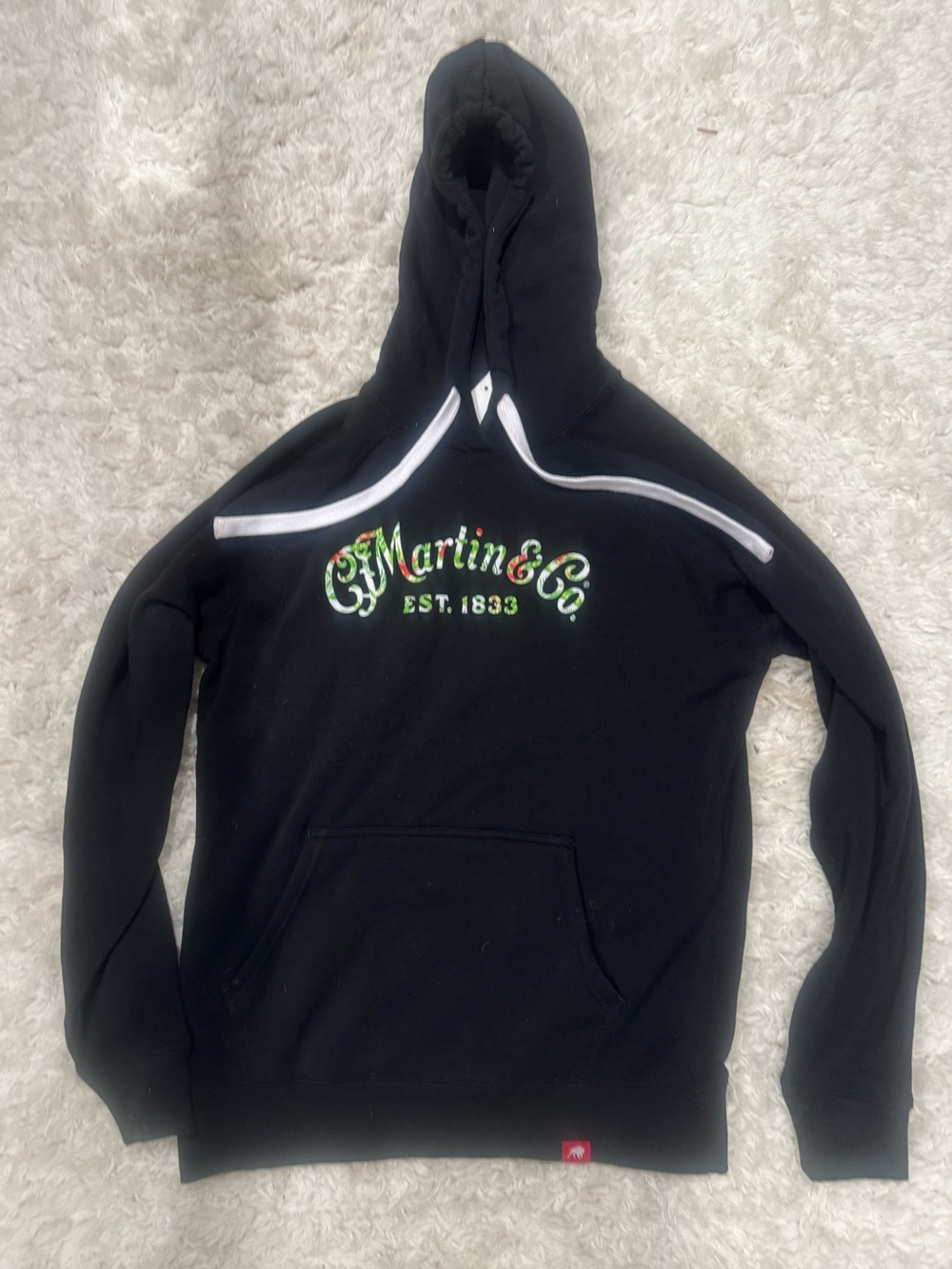 “Martin & Co. Guitars” Black Pullover Hoodie by Sportiqe